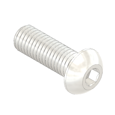 M8X45BHCS-0 MODULAR SOLUTIONS ZINC PLATED FASTENER<br>M8 X 45 BUTTON HEAD CAP SCREW